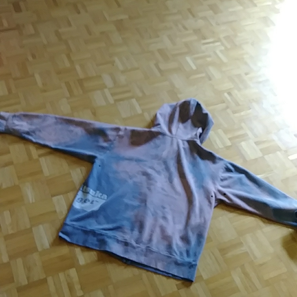 Onitsuka Tiger Vintage tiedye zip up hoodie jacket sweater unisex - Picture 6 of 12